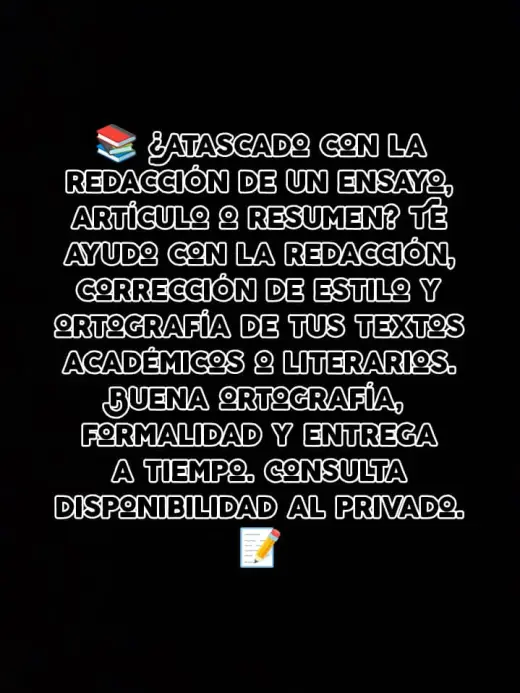 Asistencia en Redacción de Ensayos y Resúmenes
