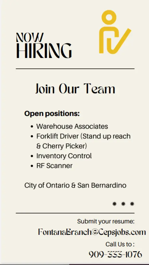 Warehouse Associates | Ontario and San Bernardino