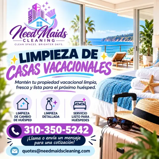 Tú recibe las reservaciones. Nosotros preparamos la casa.