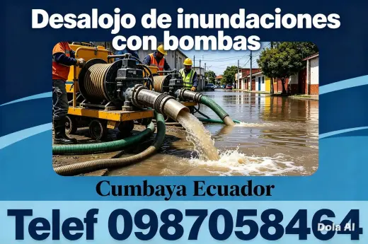 Secado de Inundaciones Cumbaya Teléf. 0983439614