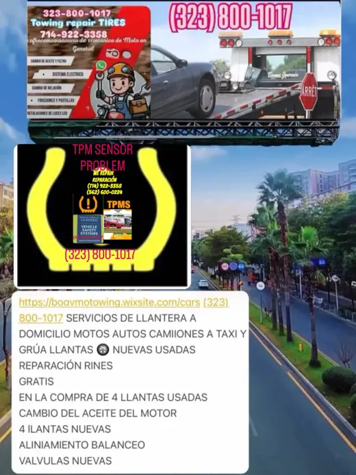 TOWING  TAXI TIRES AUTO REPAIR