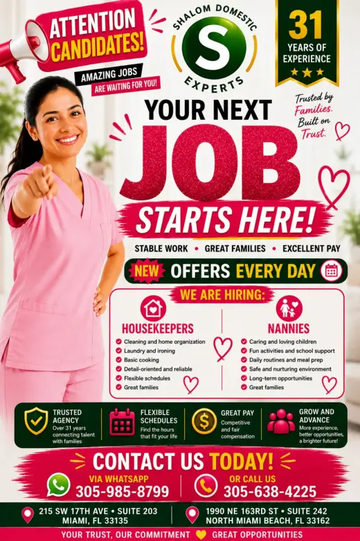 Housekeepers and Nannies