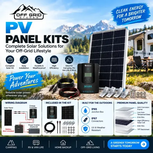 PV Panel Kits – Complete Solar Power Solutions for Off-Grid Living