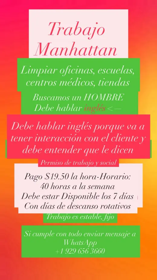 Limpieza hombre hablar ingles