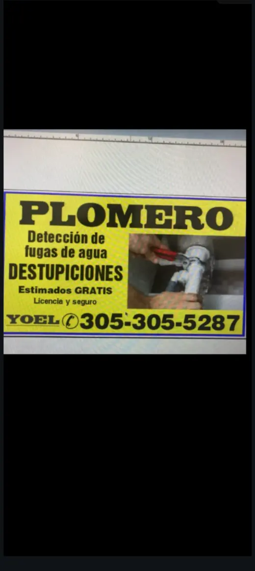 Reparaciónes de plomería 305-305-5287