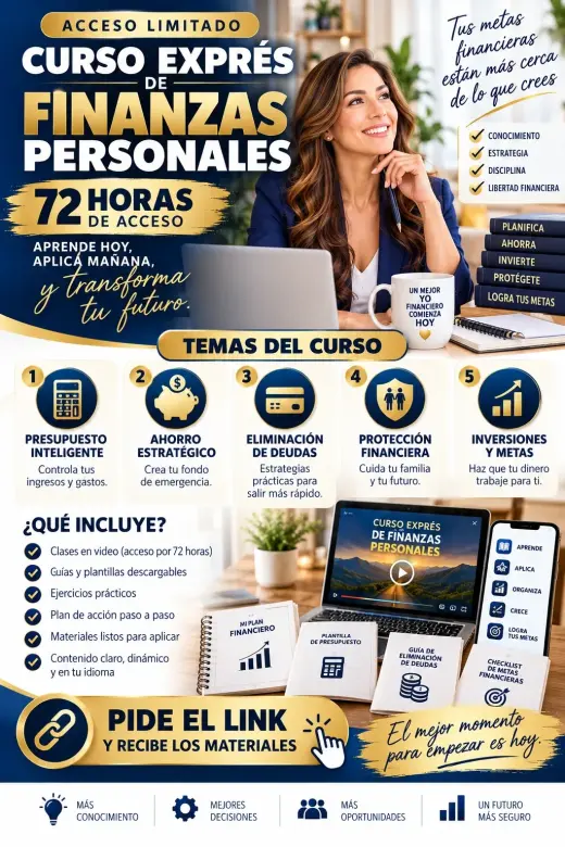 CURSO EXPRESS DE EDUCACIÓN FINANCIERA -72 HORAS DE CONOCIMIENTO