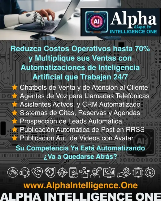 Ahorre y Gane usando IA • Alpha Intelligence One