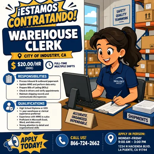 Warehouse Clerk