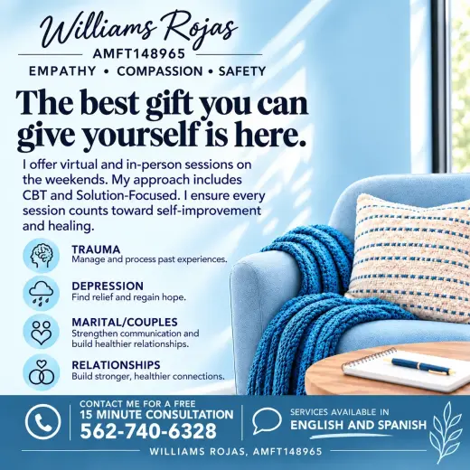 Counseling Services Offered in Spanish and English