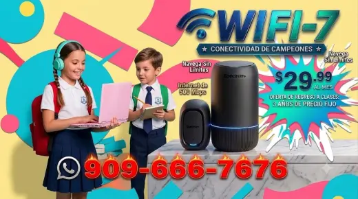 Servicio de Internet de Alta Velocidad -  WiFi