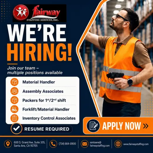 🔥 MULTIPLE POSITIONS AVAILABLE