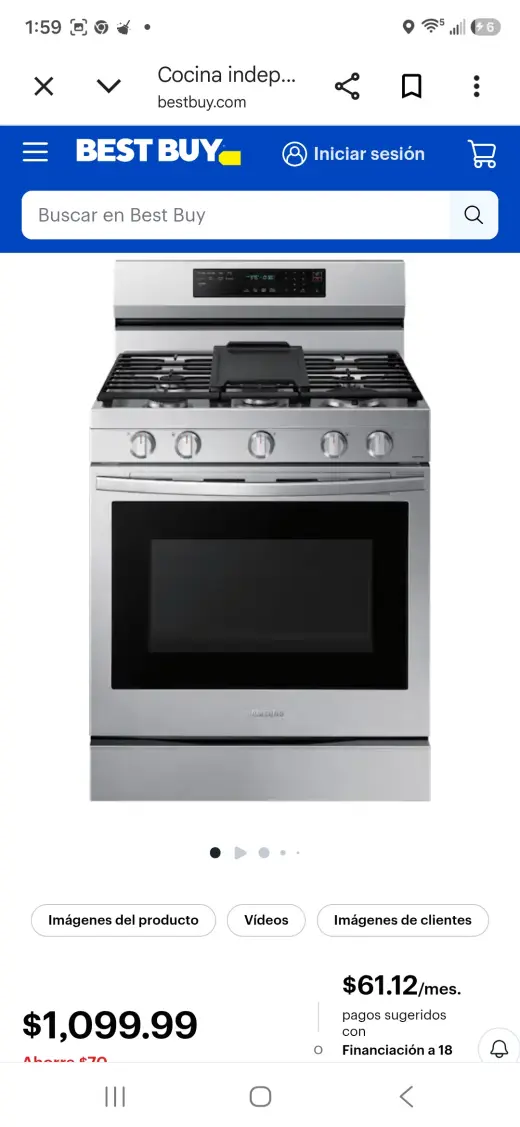 Stainless Steel Gas Range with Oven