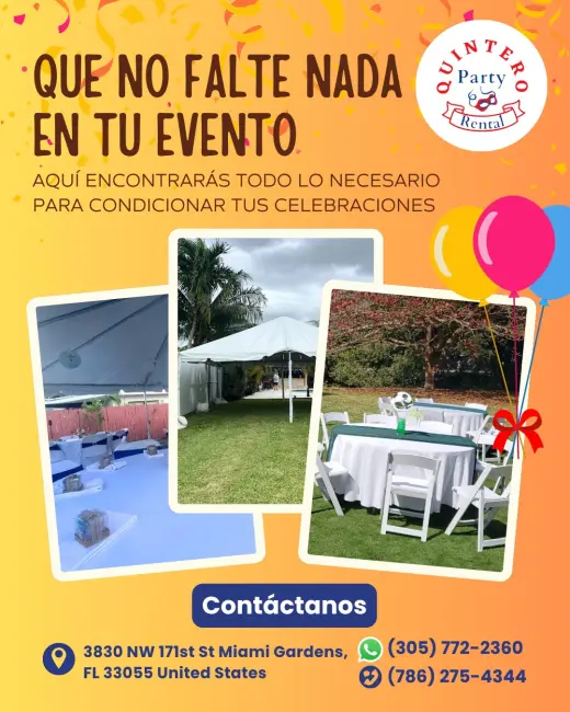 Alquiler de carpas en Miami