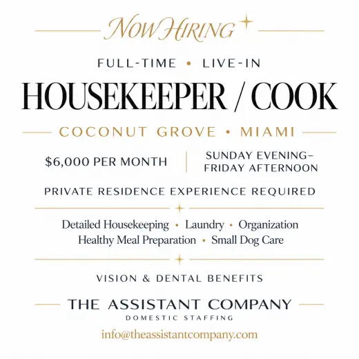 Live-In Housekeeper