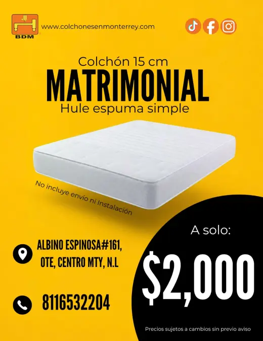 Atención Monterrey ¿Ya es momento de renovar tu colchón?