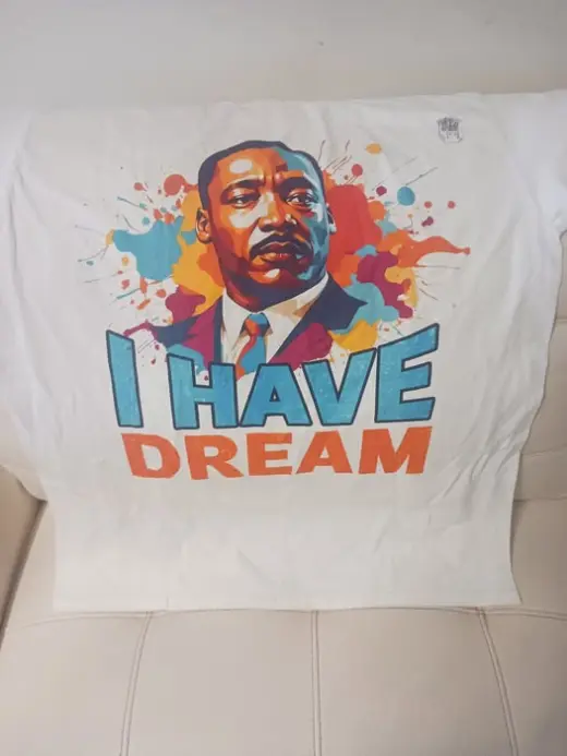💛T-SHIRT Martin L. King "I HAVE A DREAM " large