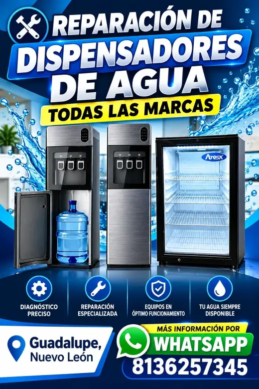 Reparación de dispensadores de agua