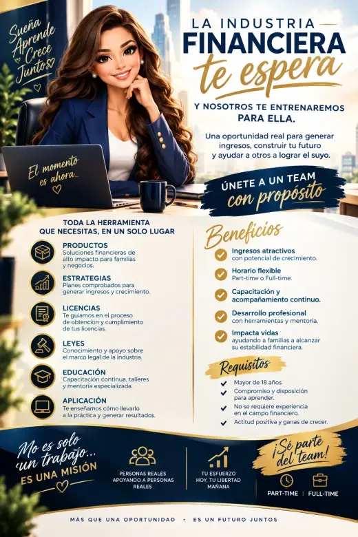 CONSTRUYE TU FUTURO EN LA NUEVA INDUSTRIA FINANCIERA