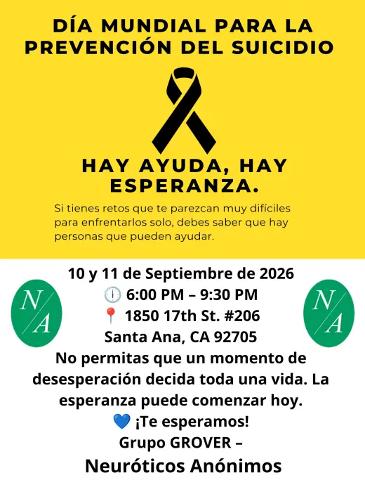 Evento del Día Mundial para la Prevención del Suicidio