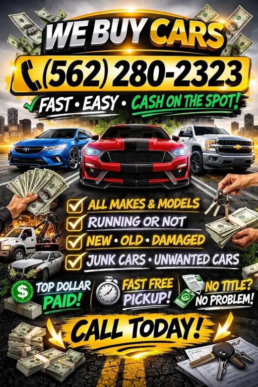 Pago cash por junk cars