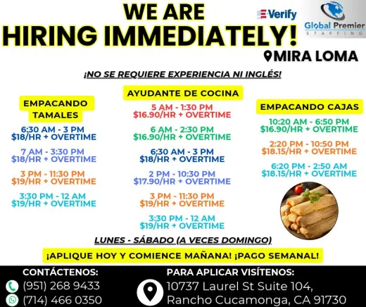 CONTRATANDO EN MIRALOMA