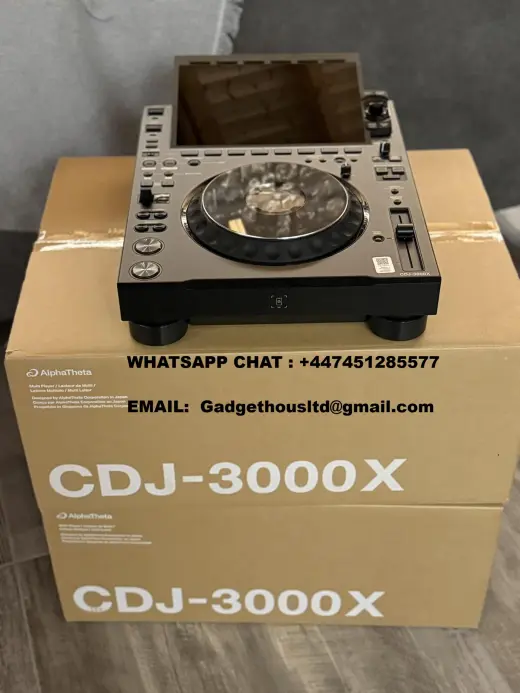 AlphaTheta CDJ-3000X,Pioneer CDJ-3000, Pioneer DJM-A9, AlphaTheta Euphonia