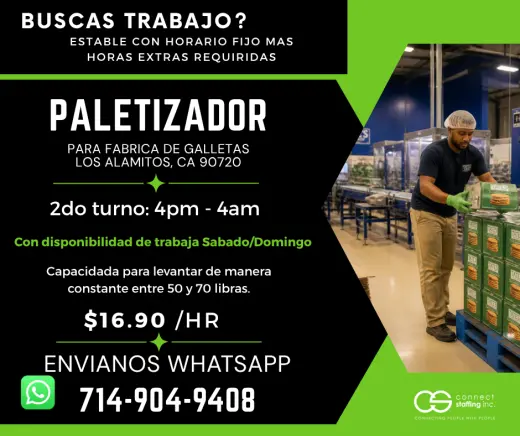 Paletizador 2do Turno