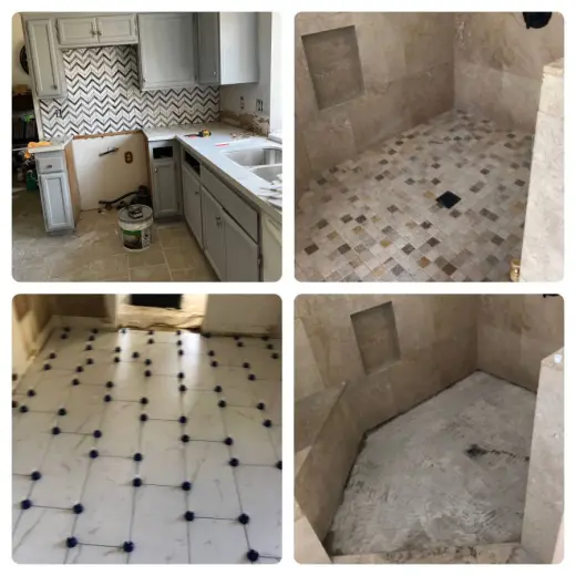 Tile plumbing electrician