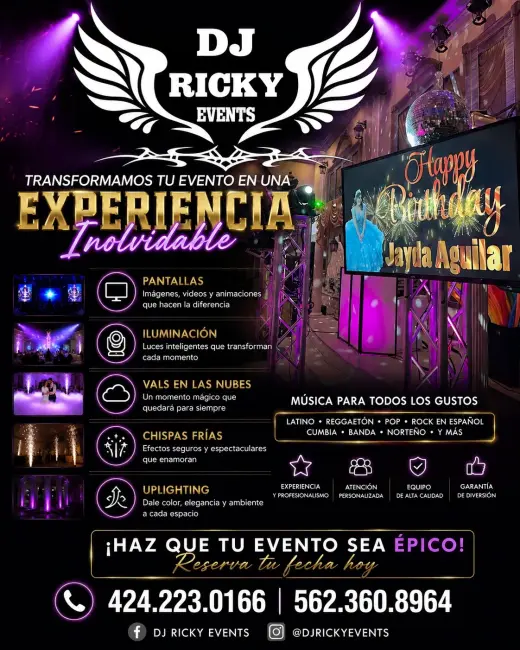 Hacemos Que Tu Fiesta Se Sienta Diferente
