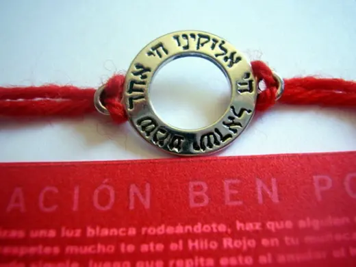 Hilo Rojo Evita Mal De Ojo Cabala Pulsera Autentico
