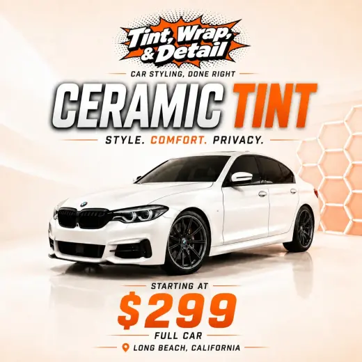 Ceramic Tinting Service for Cars