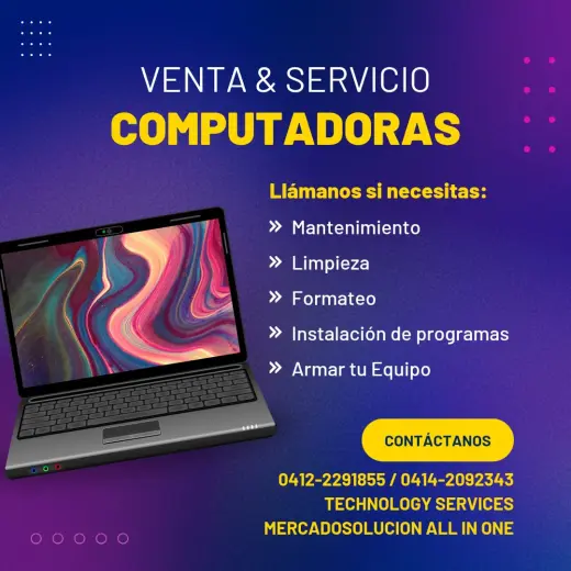 Servicio Técnico Computadoras Servidores Redes Internet