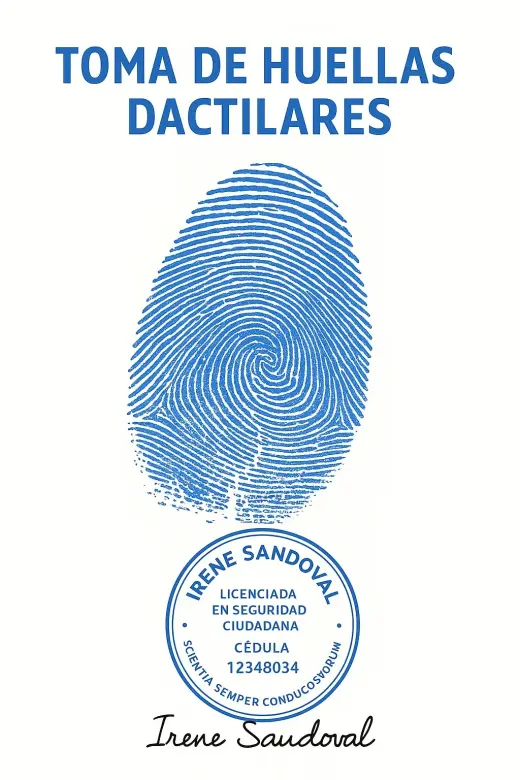 TOMA DE HUELLAS DACTILARES FBI