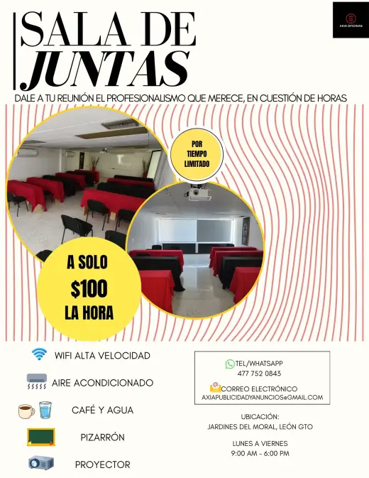 ¿Tienes una reunión importante? Hazla en el espacio adecuado.