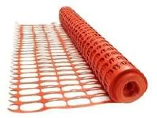 Mallas de polietileno Delimitantes, color naranja, rollo de 30 Mts.