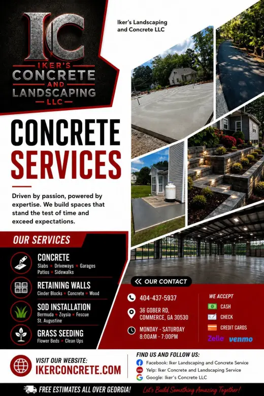 Servicios Profesionales de Concreto para Sus Necesidades de Jardinería