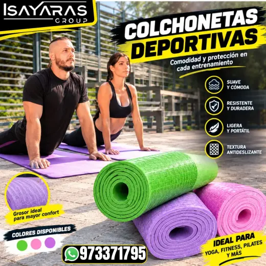 MAT DE YOGA PARA LOS EJERCICIOS -ISAYARAS GROUP