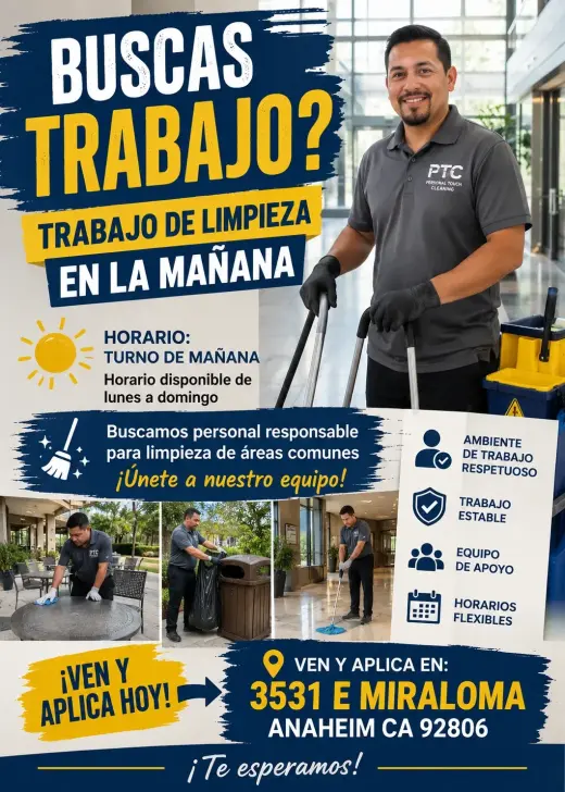 LIMPIEZA EN LAS MANANA