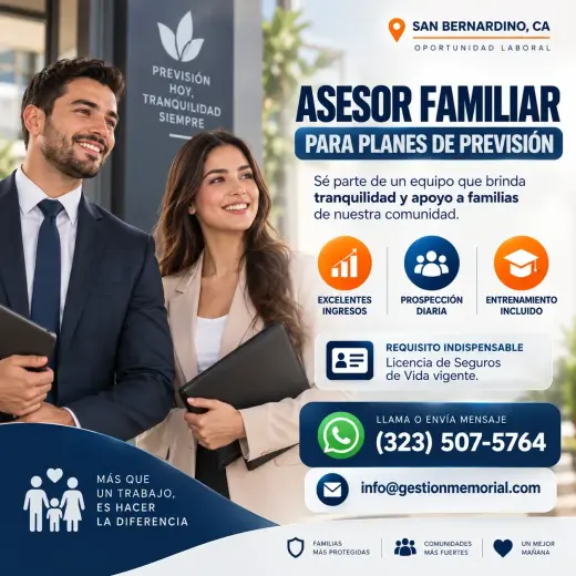 Asesor Familiar para Planes de Previsión - San Bernardino