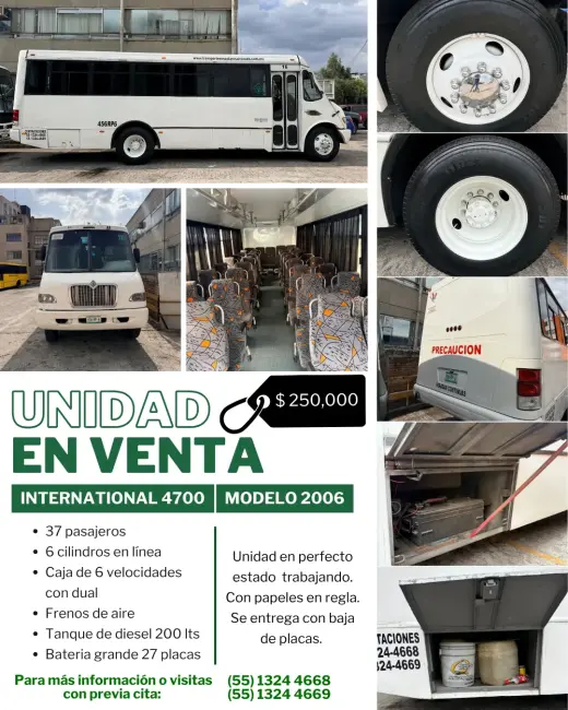 SE VENDE CAMIÓN INTERNATIONAL 4700 MODELO 2006