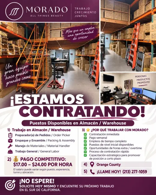 Se Solicita Trabajo en Bodega - (Posibilidades de desarrollo para ascenso)