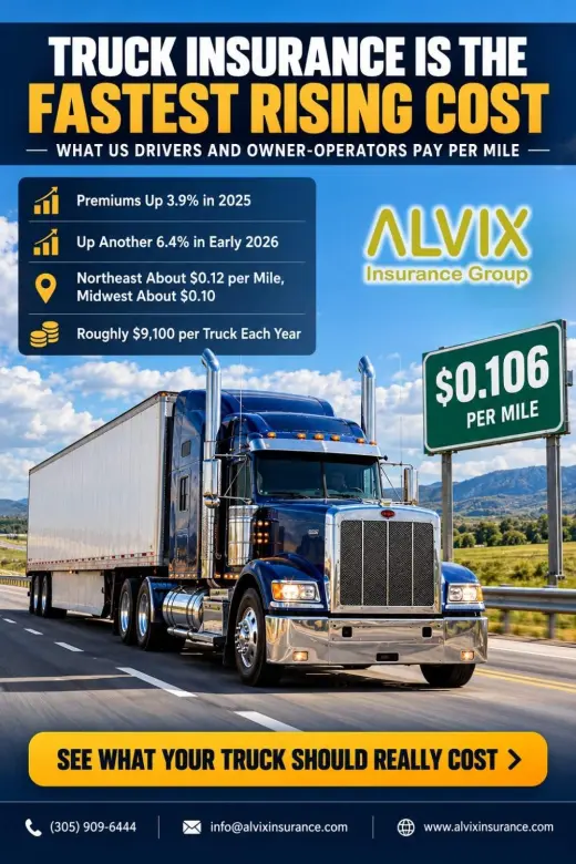 Rising Truck Insurance Hits US Drivers and Owner Operators