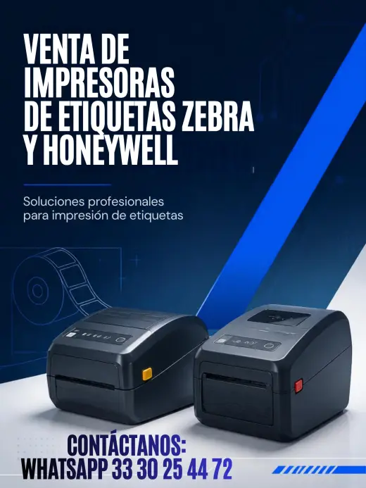 Venta de Impresoras de etiquetas Honeywell y Zebra