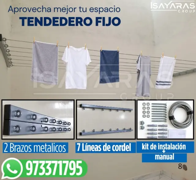 Tendal fijo pared a pared
