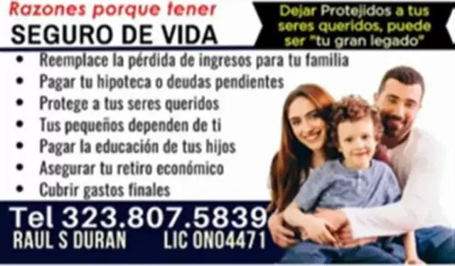 SEGURO de VIDA desde  $21