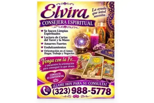 ELVIRA TU CONSEJERA ESPIRITUAL