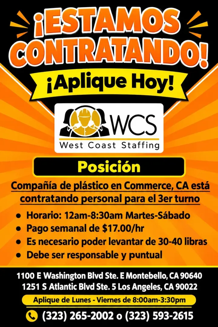 CONTRATANDO!