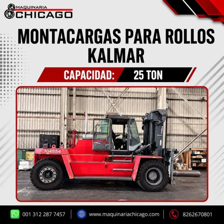 MONTACARGAS PARA ROLLOS KALMAR 25 TON