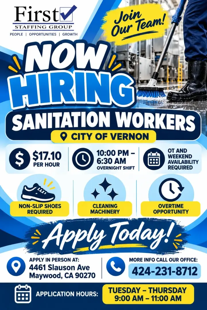 SANITATION STAFF