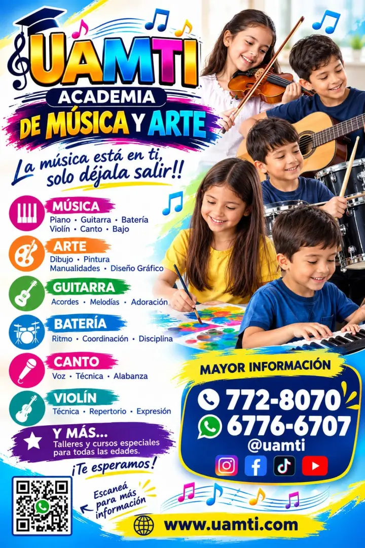 Clases de Música en UAMTI Chiriquí, Academia de Música Cristiana